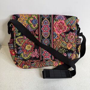 Vera Bradley Parisian Paisley Messenger Bag